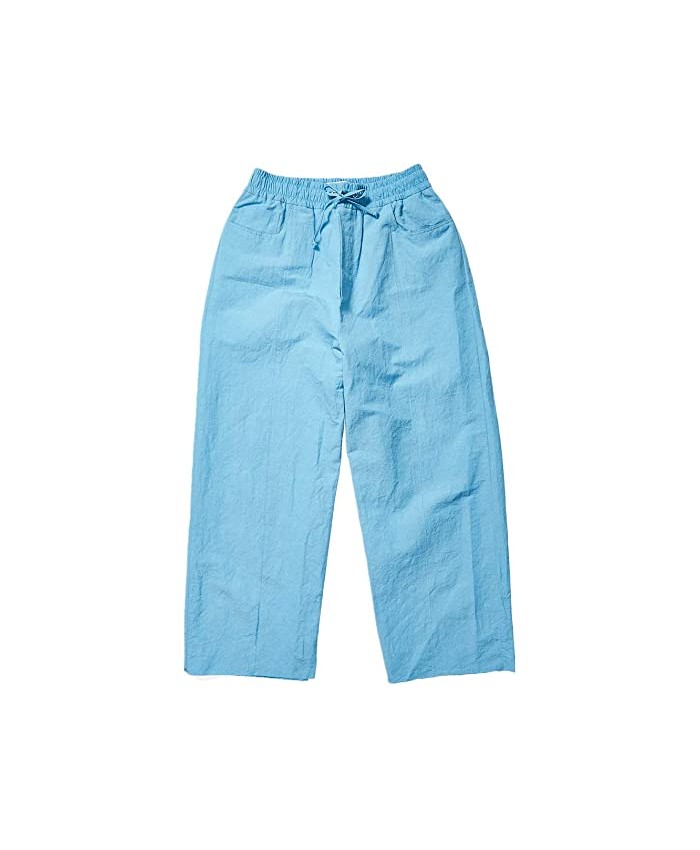 SUNNEI Elastic Pants with Raw Cuts