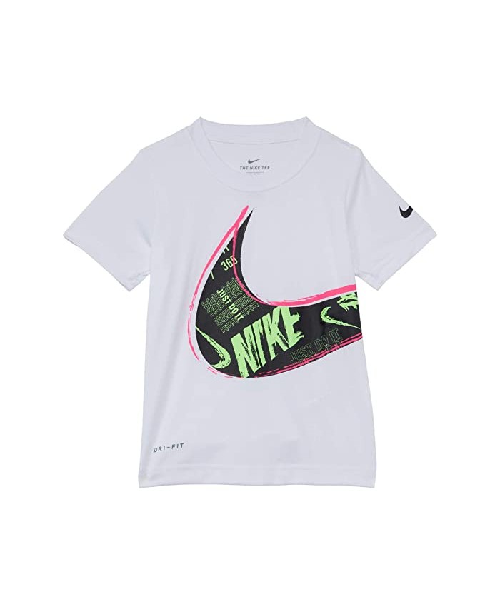 Nike Kids Muddy Swoosh Dri-FIT™ Short Sleeve Tee (Toddler u002FLittle Kids)