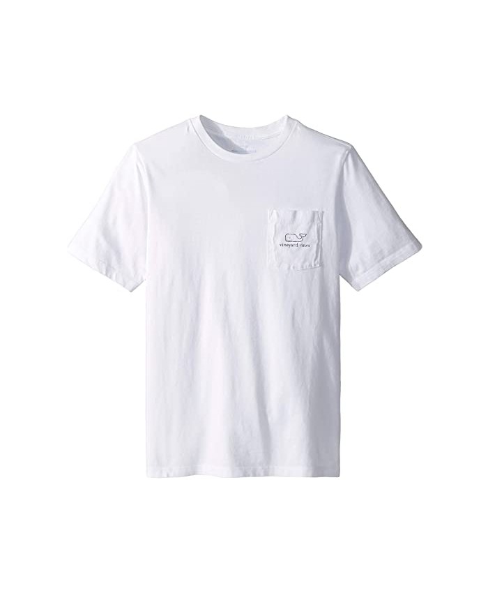 Vineyard Vines Kids Short Sleeve Vintage Whale Pocket T-Shirt (Toddler\u002FLittle Kids\u002FBig Kids)