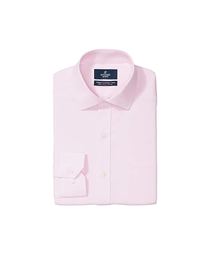 Buttoned Down Tailored Fit Stretch Poplin Non-Iron Dress Shirt