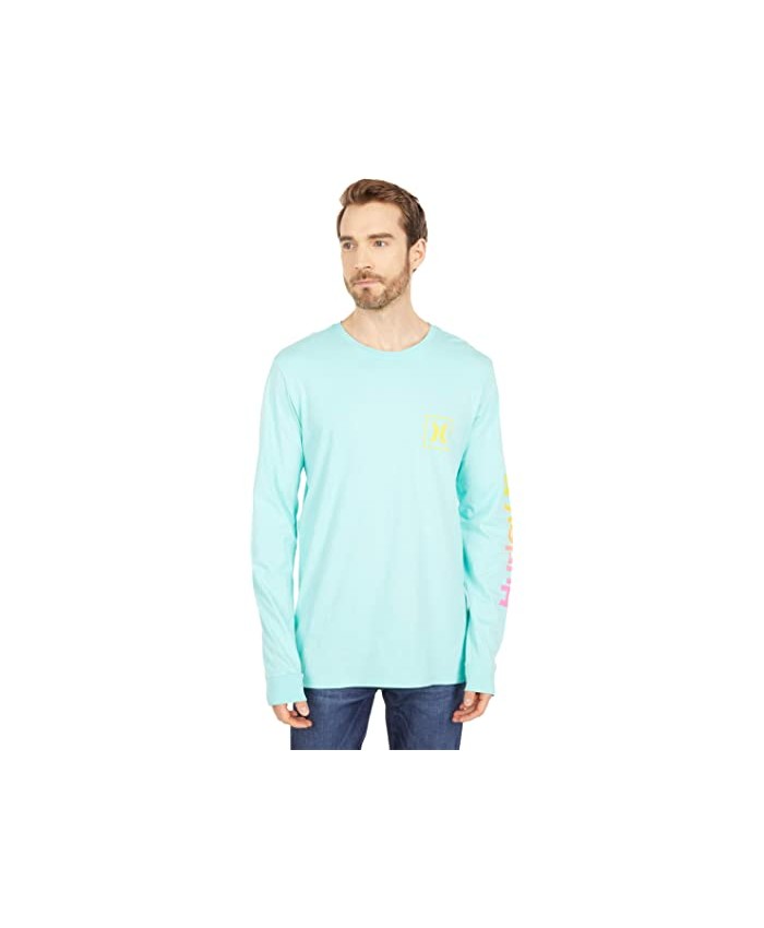 Hurley One & Only Icon Gradient Long Sleeve Tee