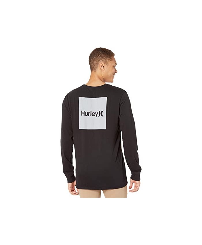 Hurley One & Only Solid Front Back Long Sleeve Tee