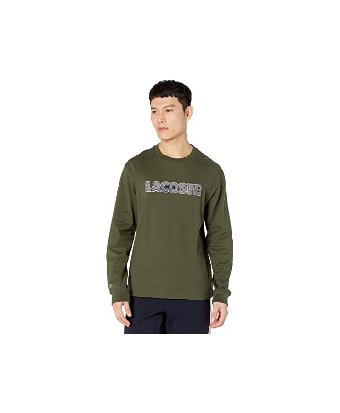 Lacoste Long Sleeve Graphic with Lacoste Center