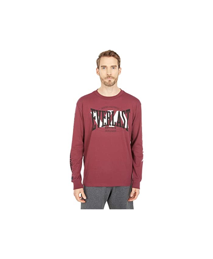 RVCA Everlast Stack Patch Long Sleeve Tee