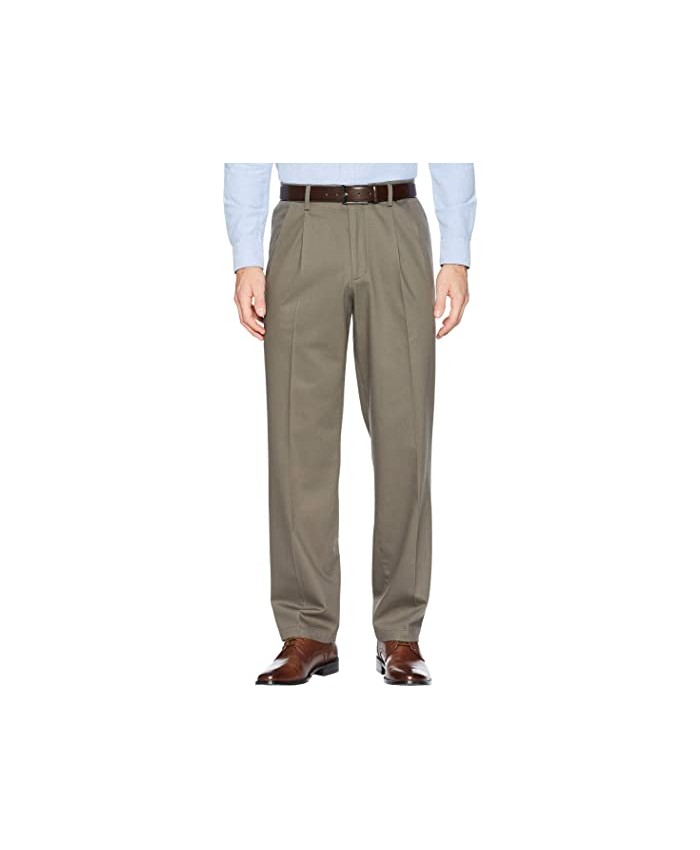 Dockers Classic Fit Signature Khaki Lux Cotton Stretch Pants D3 - Pleated