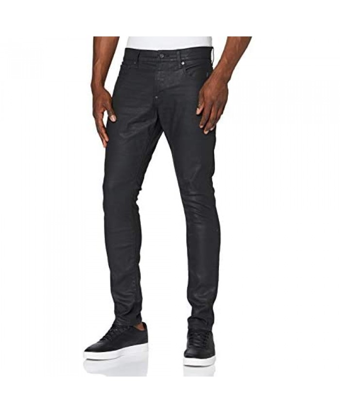 G-Star Raw Men's Revend Super Slim-Fit Jean In Black Print Stretch Denim