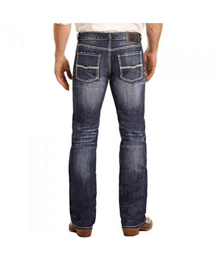 Rock & Roll Denim Regular Fit Straight Bootcut Jeans #M1P8555