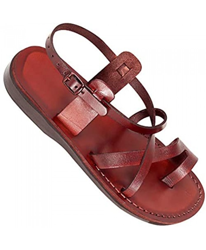 Halleluyah Unisex Genuine Leather biblical Sandals (Jesus Sandals) - Made In Isarel