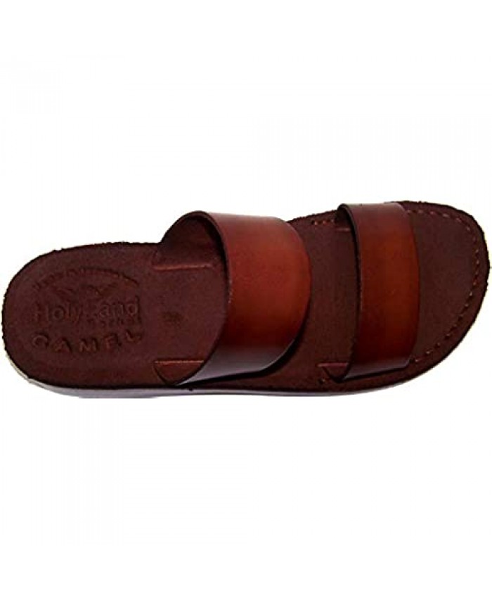 Holy Land Market Genuine Leather and Suede Sandals/Flip Flops (Jesus) -Suede I
