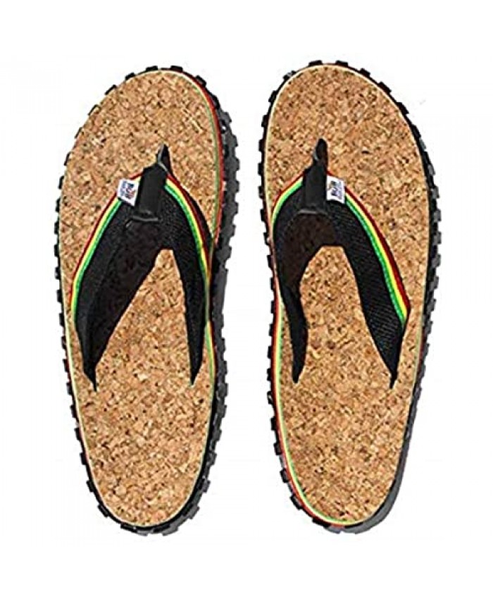 Zion Rootswear Bob Marley Cork 3 Reggae Music Mens Flip Flop Sandals