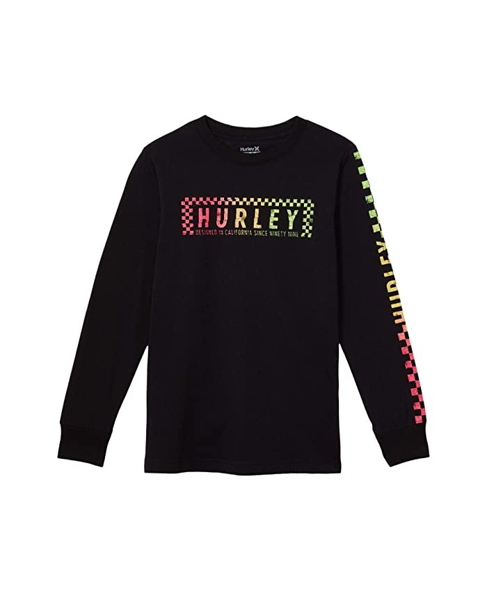 Hurley Kids Long Sleeve Graphic T-Shirt (Big Kids)