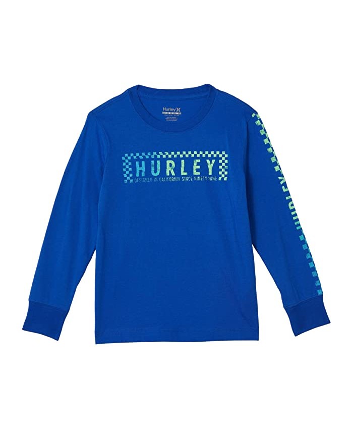 Hurley Kids Long Sleeve Graphic T-Shirt (Little Kids)