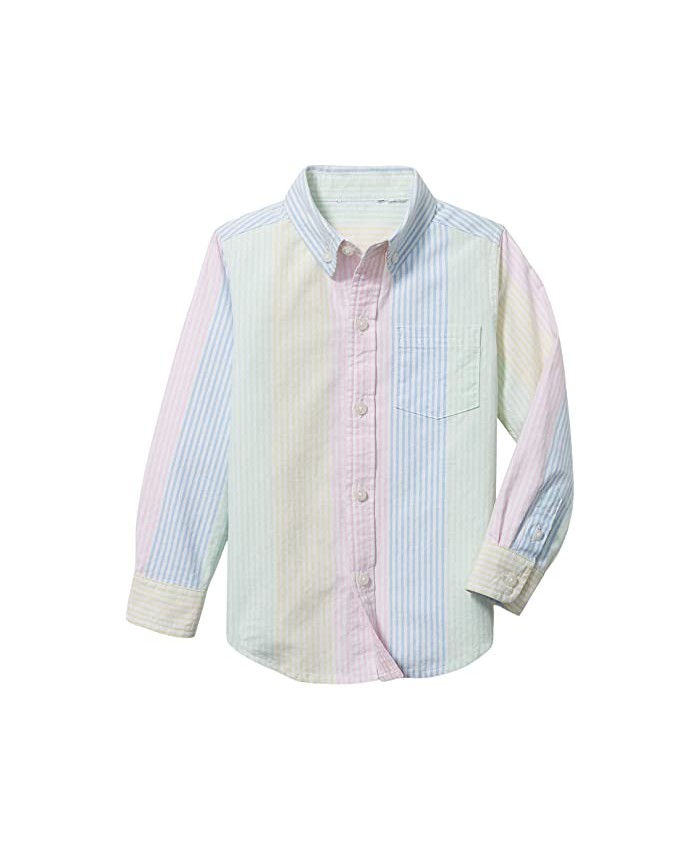 Janie and Jack Stripe Oxford Button-Down Shirt (Toddler\u002FLittle Kids\u002FBig Kids)