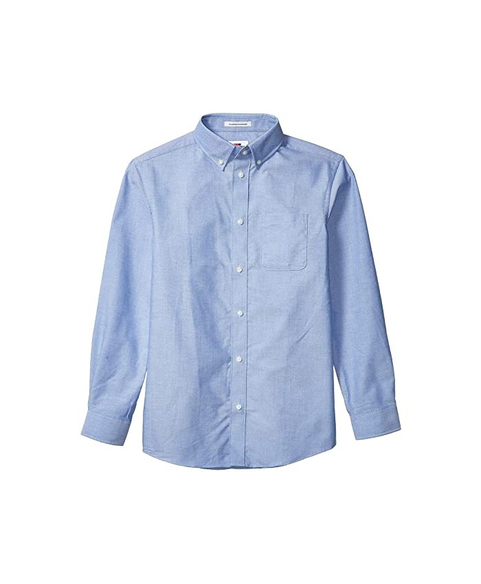 MagnaClick Long Sleeve Magnetically-Infused Button-Down Shirt (Big Kids)