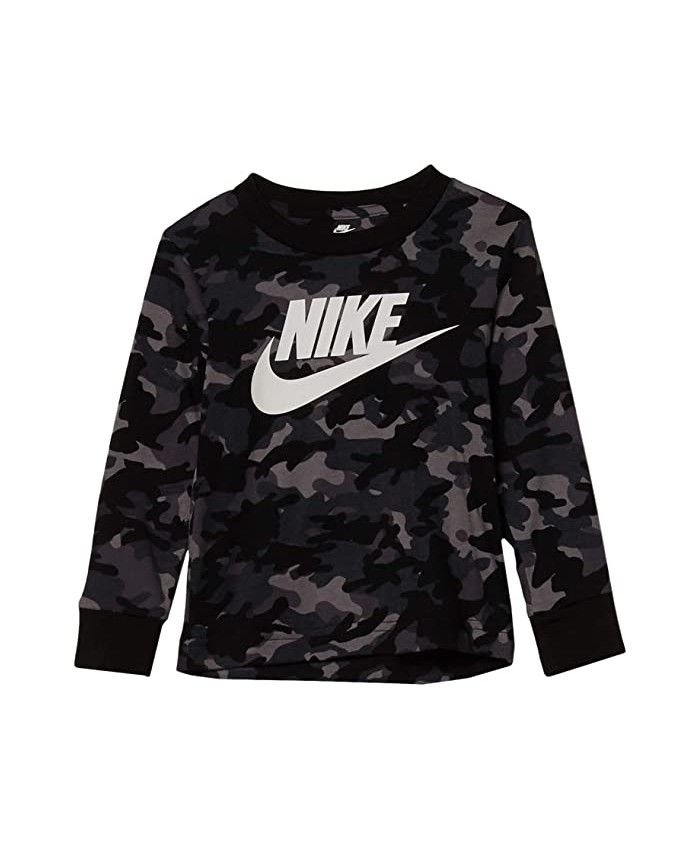 Nike Kids Long Sleeve Camo Print T-Shirt (Toddler)