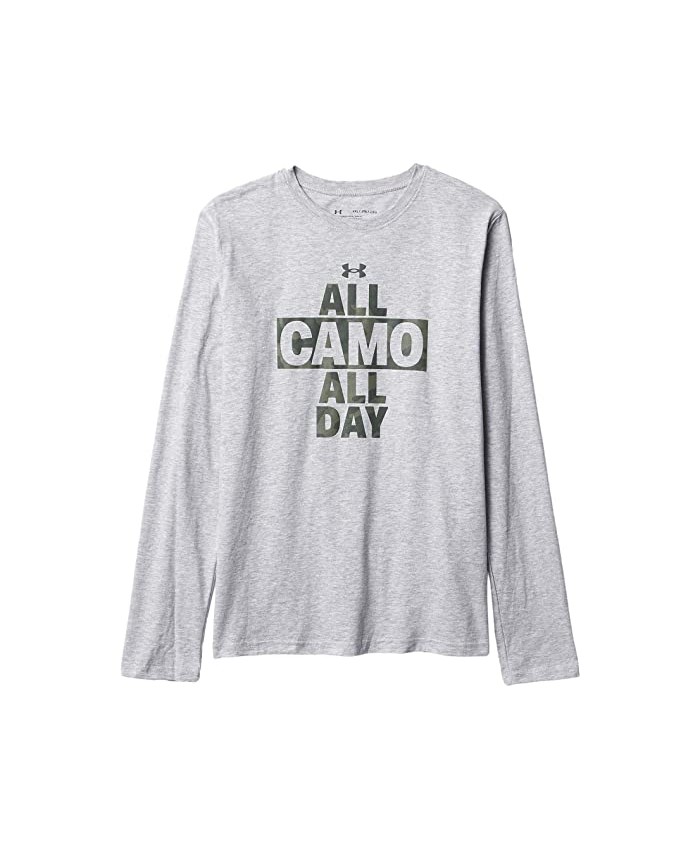 Under Armour Kids All Camo All Day Long Sleeve Tee (Big Kids)
