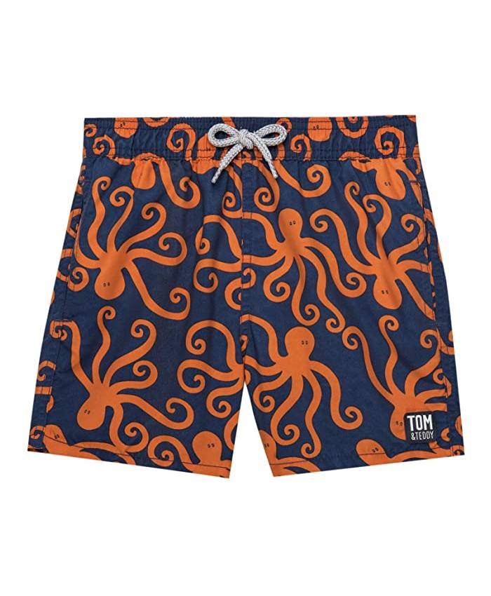 Tom & Teddy Octopus Swim Trunks (Little Kids u002FBig Kids)